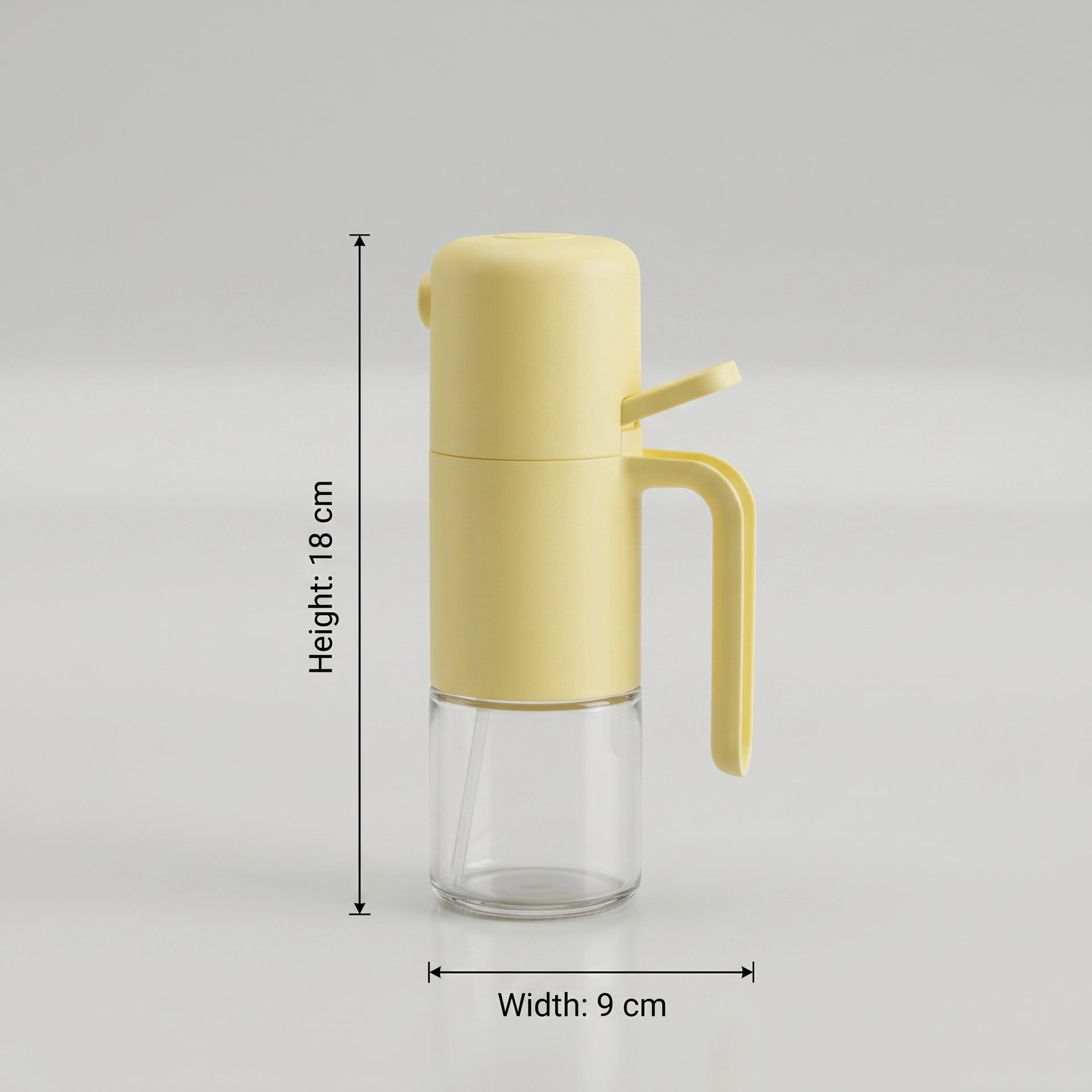 Yellow 210 ml Oil Dispenser by Zodiya