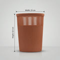 Brown Trash Can by Zodiya