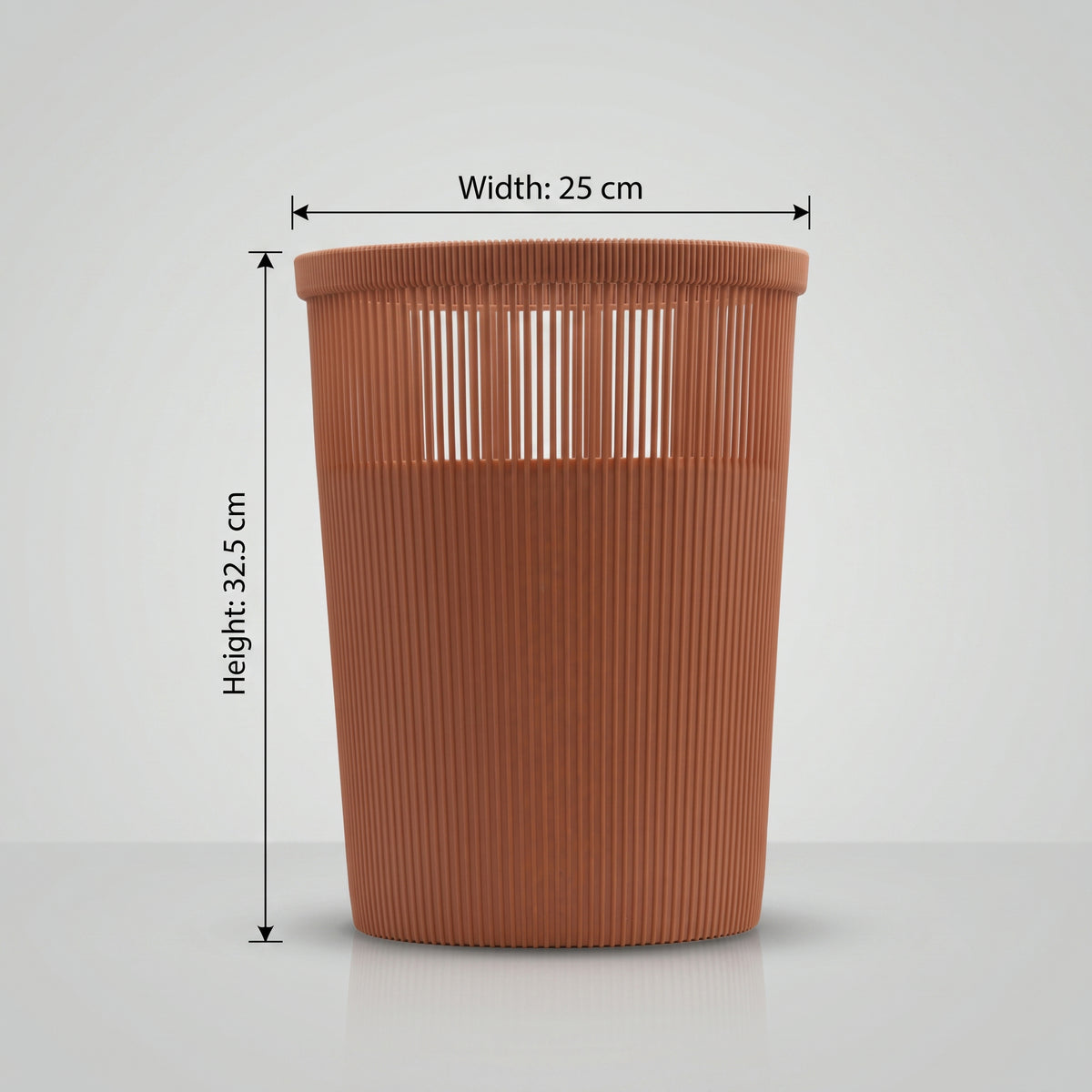 Brown Trash Can by Zodiya