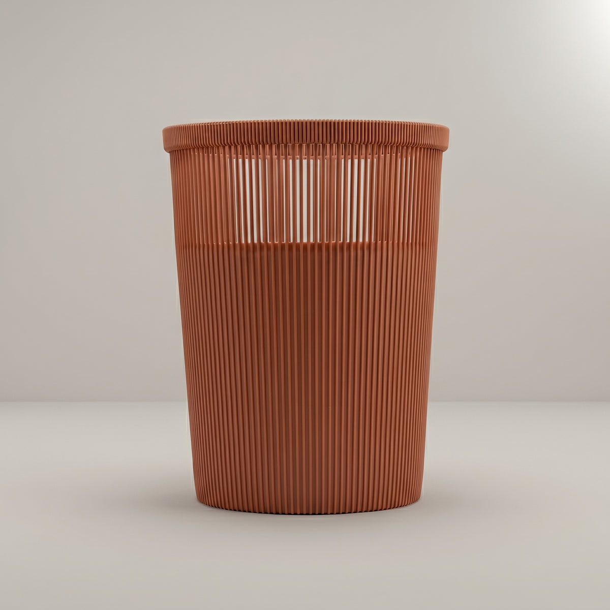 Brown Trash Can by Zodiya