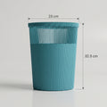 Teal Trash Bin by Zodiya