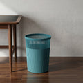 Teal Trash Bin by Zodiya