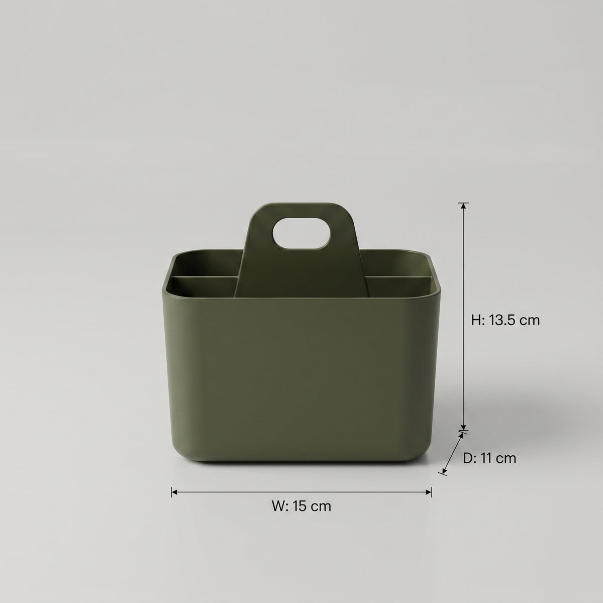 Grey 4 compartment Multipurpose Organiser by Zodiya