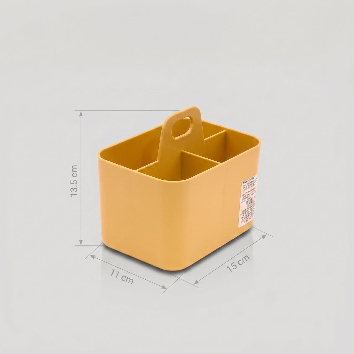 Beige 3 Compartment Multipurpose Organiser by Zodiya