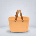 Orange Multipurpose Organiser Basket with Handles by Zodiya