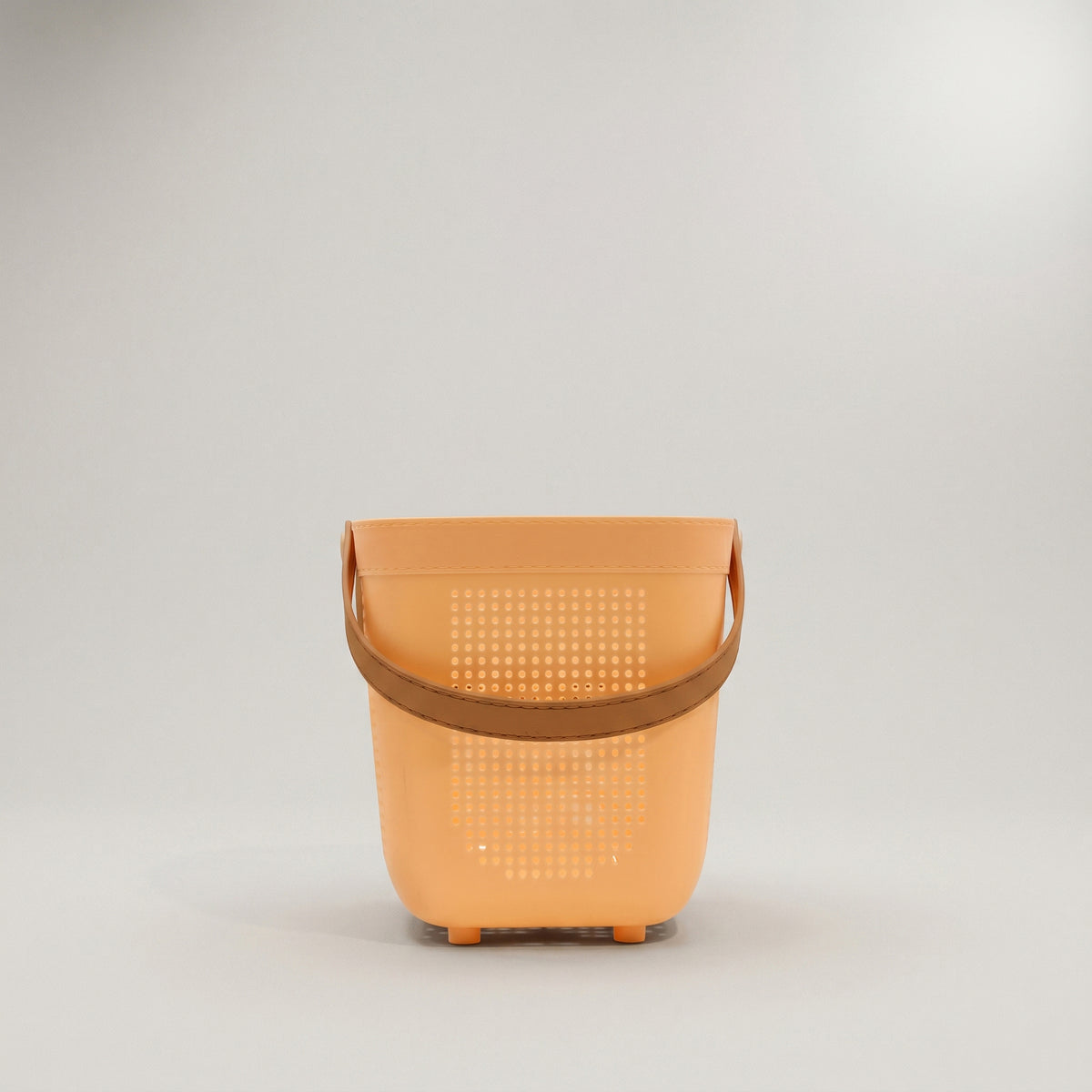 Orange Multipurpose Organiser Basket with Handles by Zodiya