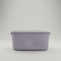 Purple Small Multipurpose Organiser Basket by Zodiya