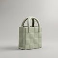 Sage Green Ceramic Handbag Vase by Zodiya