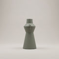 Grey Ceramic Flower Vase with Handles by Zodiya