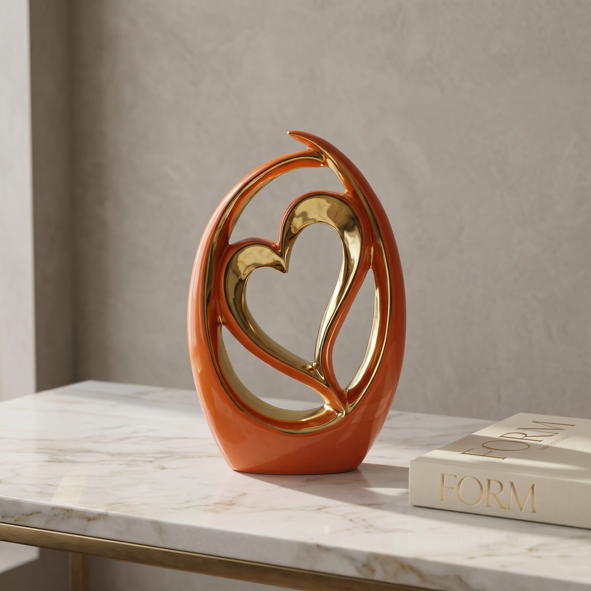 Orange and Gold Decor Piece by Zodiya-1