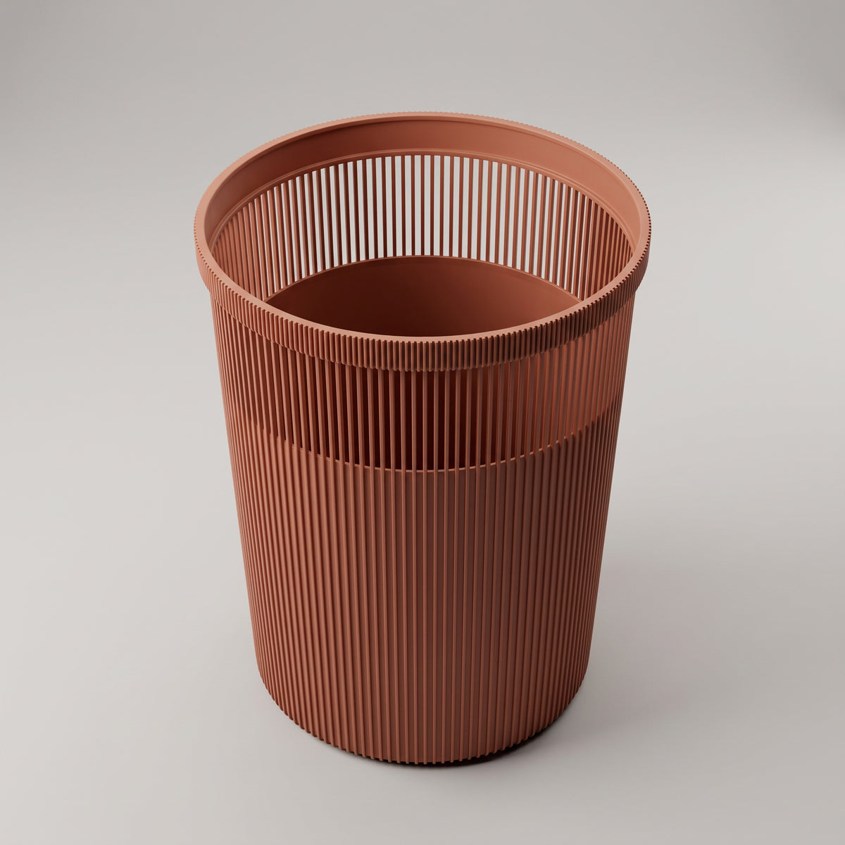 Brown Trash Can by Zodiya