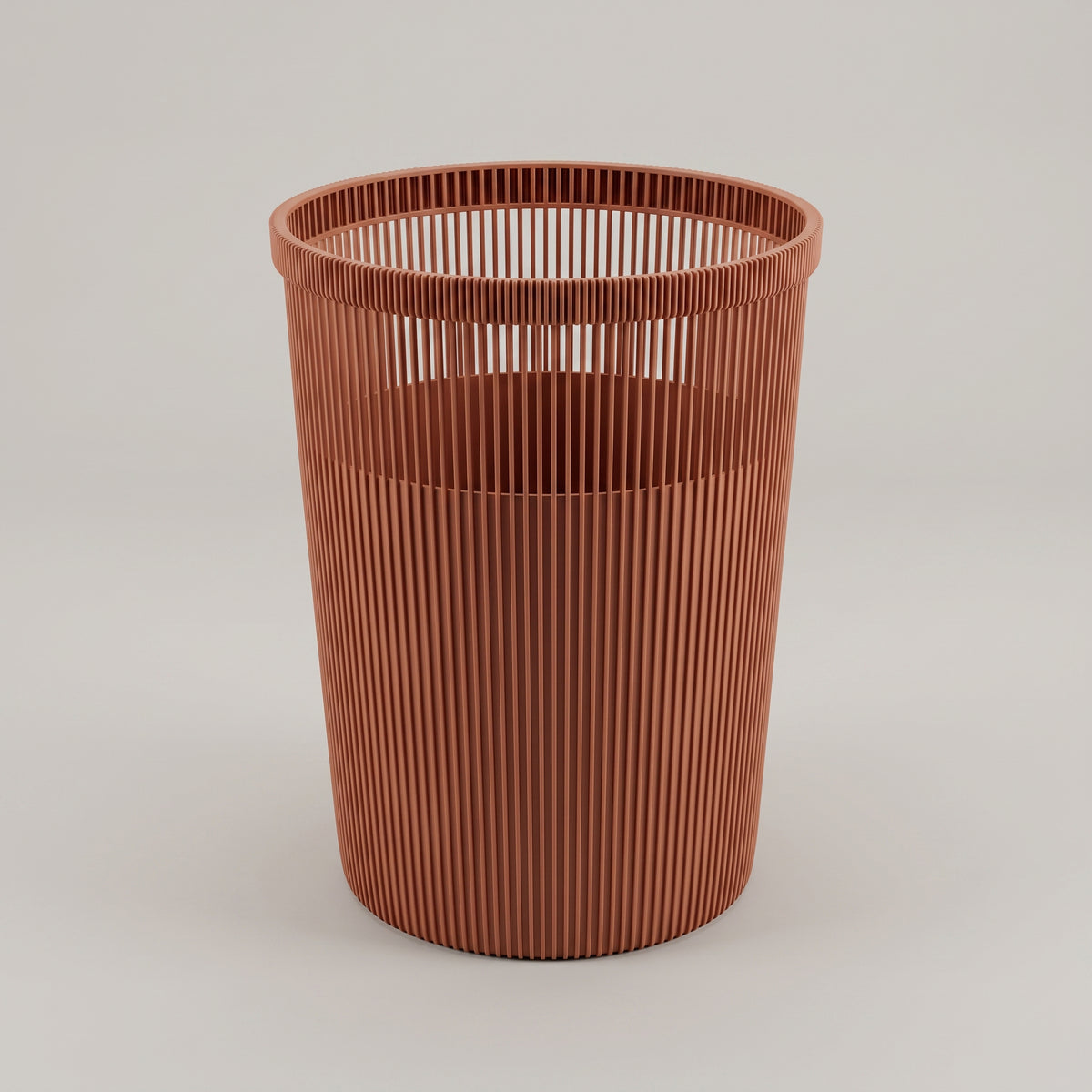 Brown Trash Can by Zodiya