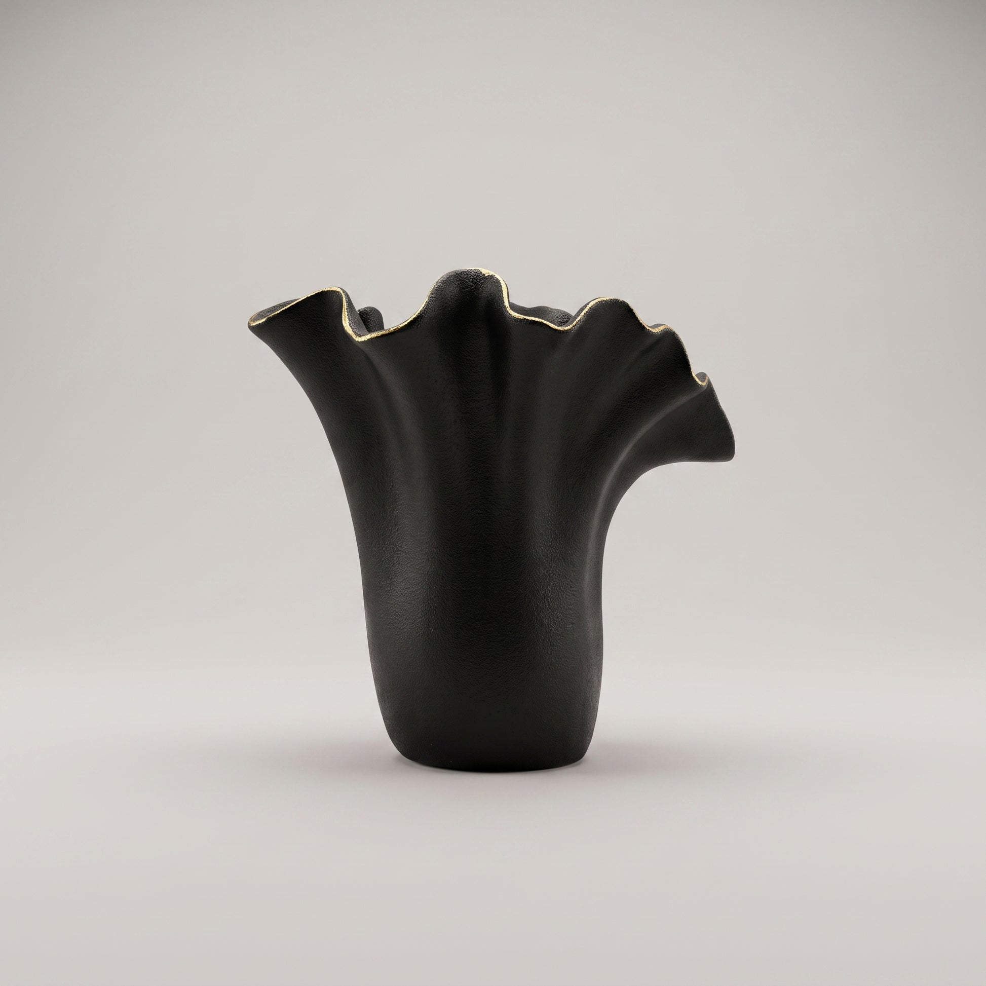 Small Black and Gold Vase by Zodiya-5