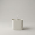 White Plastic Bathroom Organiser ( 4 compartment) by Zodiya