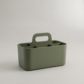 Green Plastic Bathroom Organiser ( 5 compartment) by Zodiya
