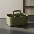 Green Plastic Bathroom Organiser ( 5 compartment) by Zodiya