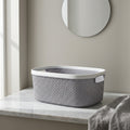 Grey Multipurpose Organiser Basket By Zodiya