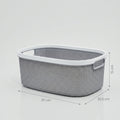 Grey Multipurpose Organiser Basket By Zodiya