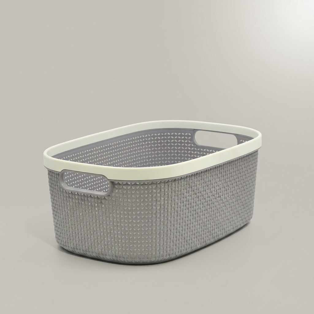Grey Multipurpose Organiser Basket By Zodiya