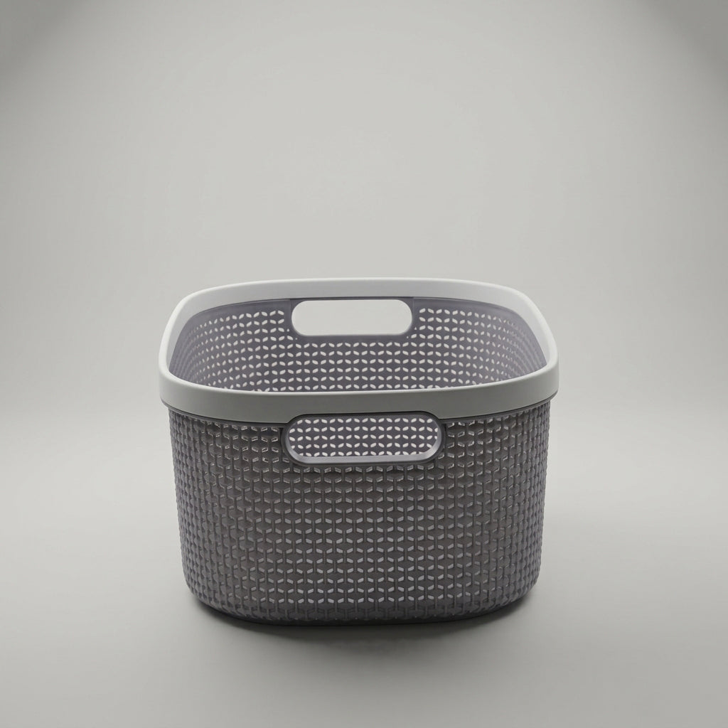 Grey Multipurpose Organiser Basket By Zodiya