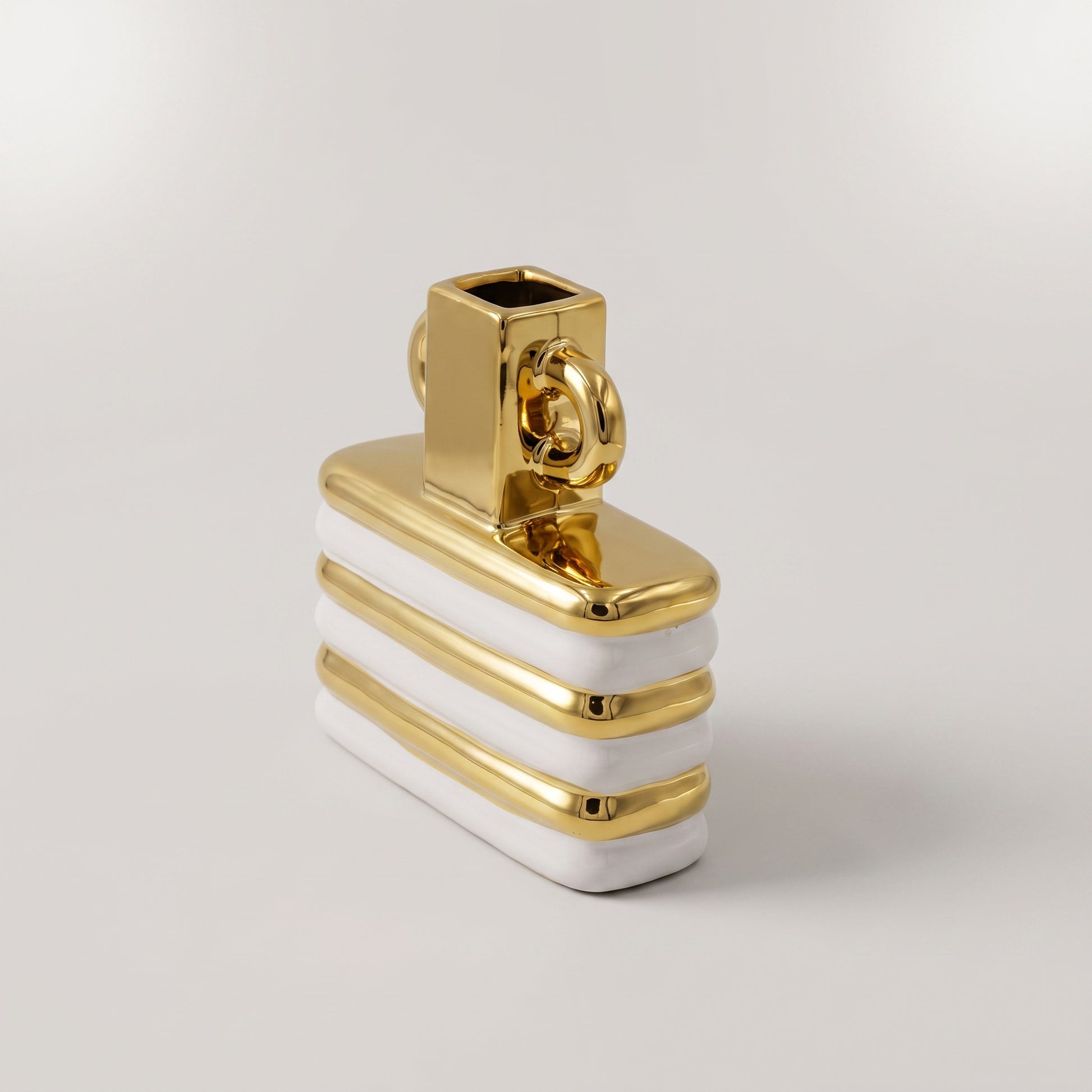 Decorative vase with Gold Accents by Zodiya-3