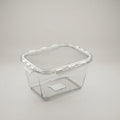 Glass Food Storage Container with Lid (2300 ml) by Zodiya