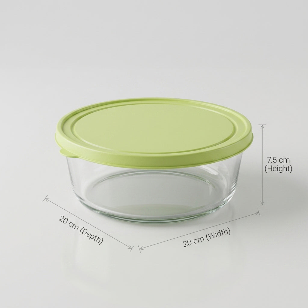 Glass Food Storage Container Box by Zodiya