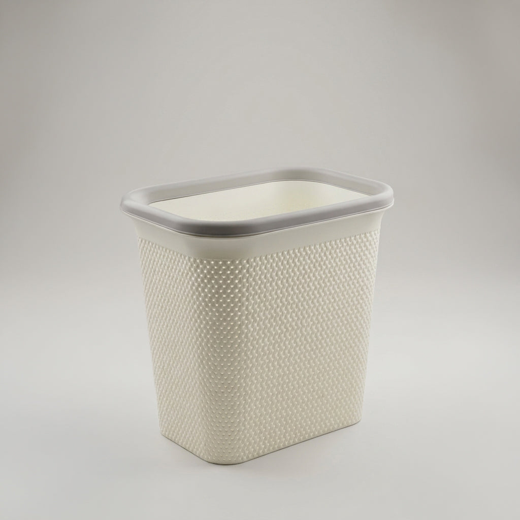White Square Trash Can (Small) By Zodiya