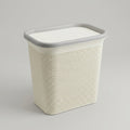 White Square Trash Can By Zodiya