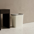 White Square Trash Can By Zodiya