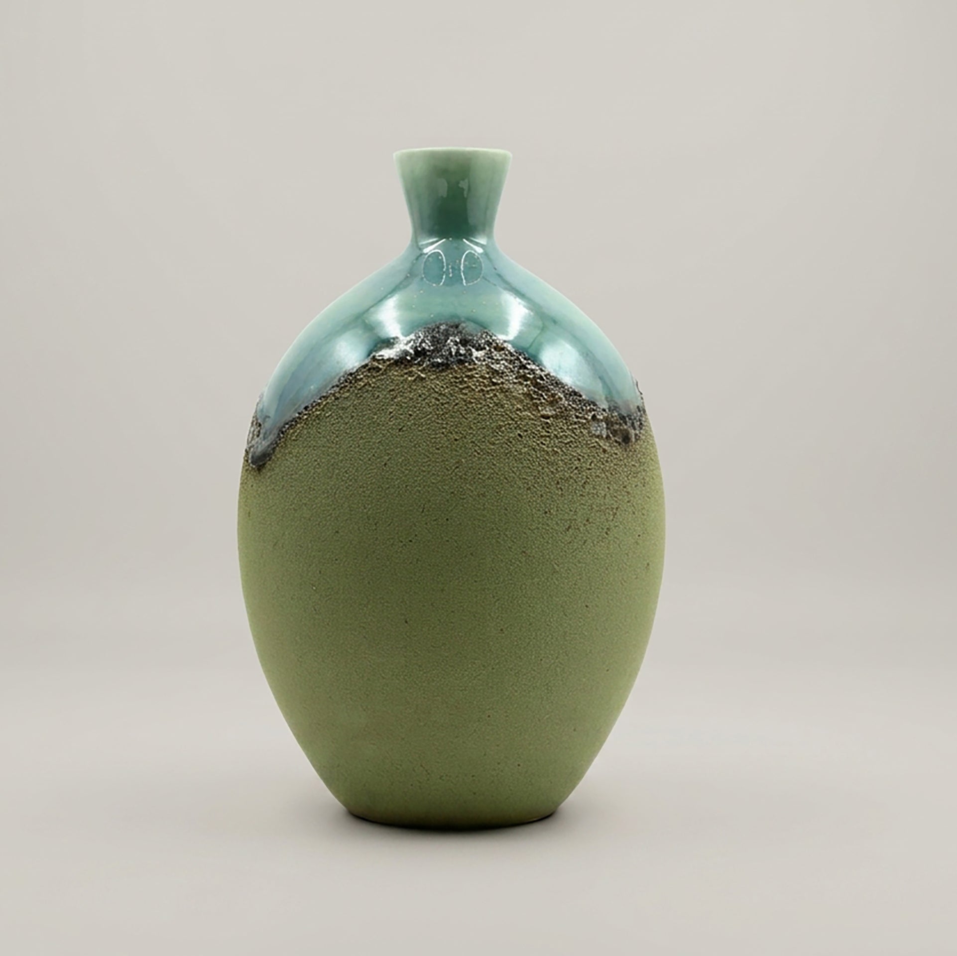 Urban Blue Grey Ceramic Vase By Zodiya-4