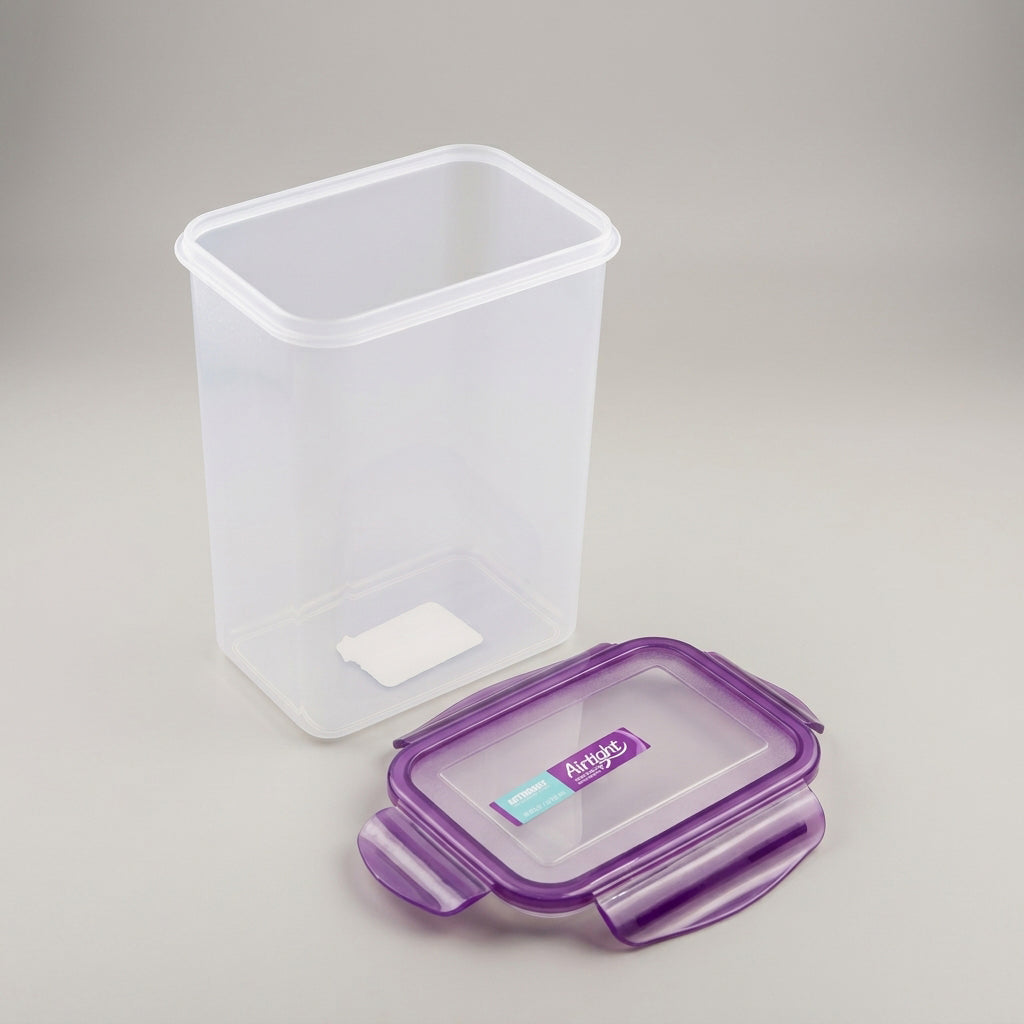 Purple Plastic Food Storage Box By Zodiya