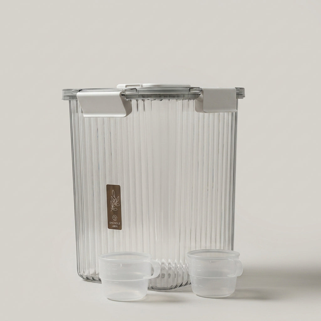 White Large Grain Storage Box by Zodiya