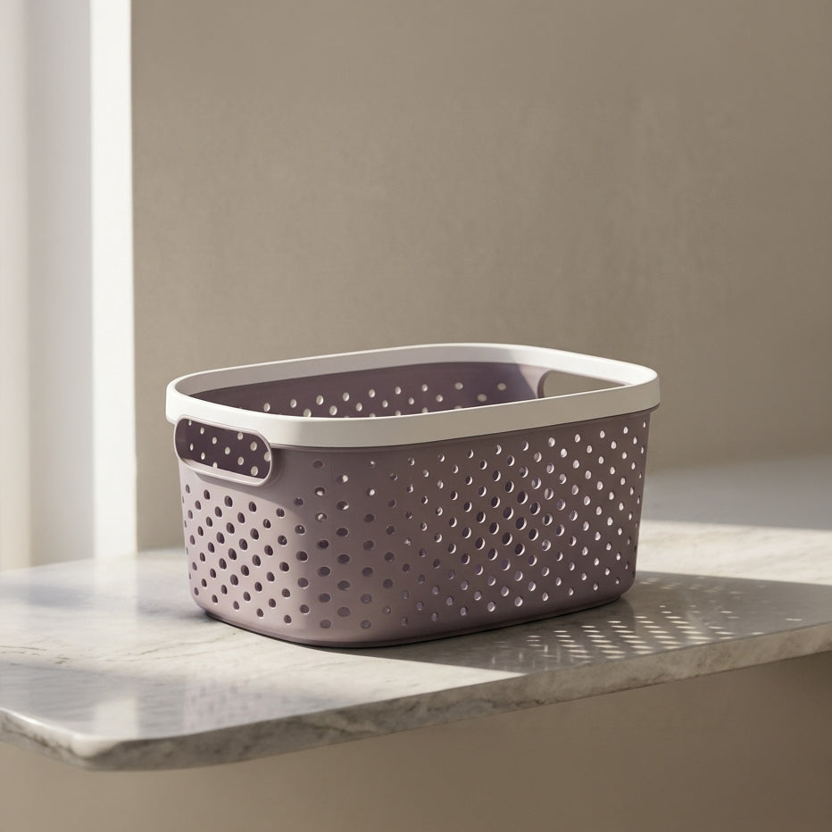 Lavender Multipurpose Organiser Basket by Zodiya