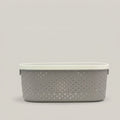 Small Grey multipurpose Organiser Basket By Zodiya