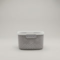Small Grey multipurpose Organiser Basket By Zodiya