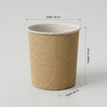 Mustard Fabric Laundry Basket by Zodiya