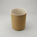 Mustard Fabric Laundry Basket by Zodiya