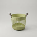 Green Plastic Laundry Basket By Zodiya