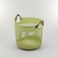 Green Plastic Laundry Basket By Zodiya