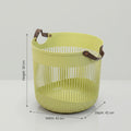 Green Plastic Laundry Basket (Medium) by Zodiya