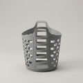 Grey Plastic Laundry Basket (Medium) By Zodiya