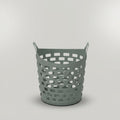 Grey Plastic Laundry Basket (Medium) By Zodiya
