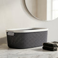 Small Black Multipurpose Organiser Basket By Zodiya