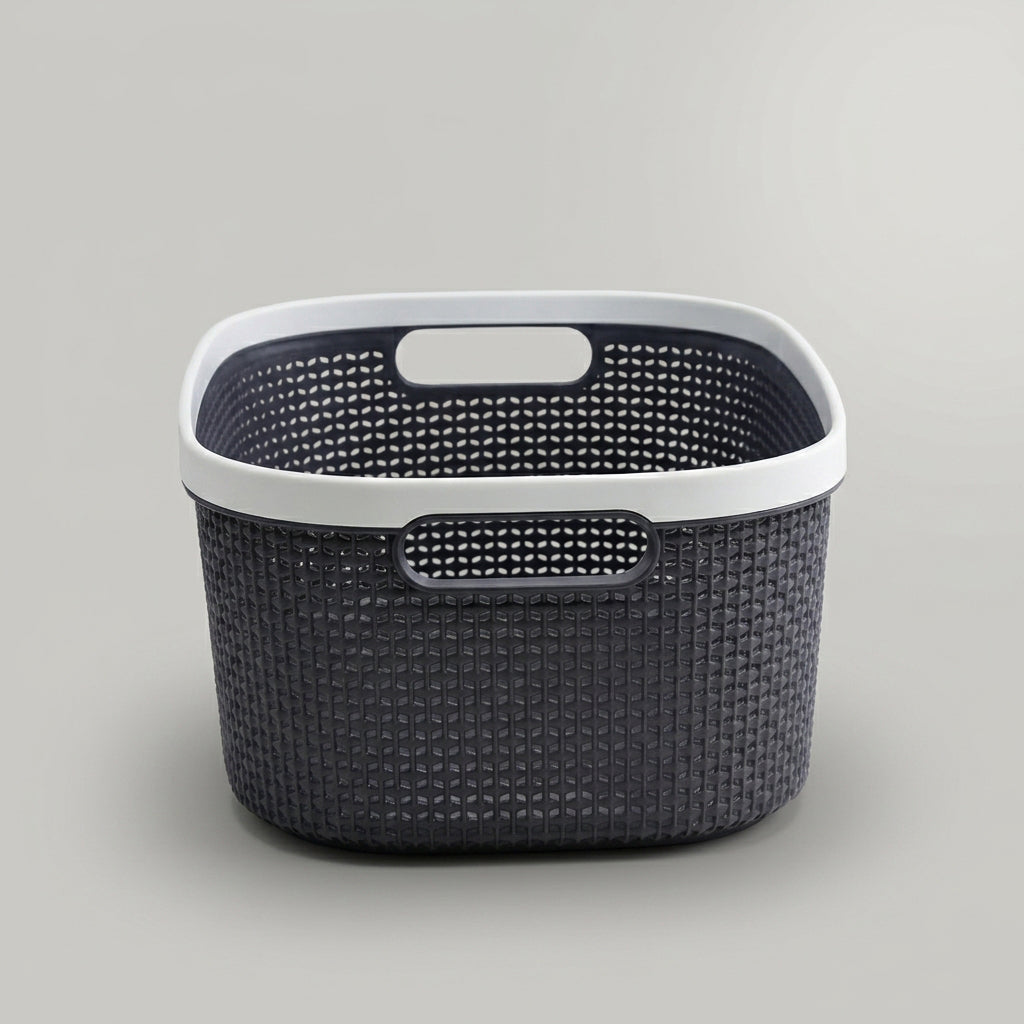 Small Black Multipurpose Organiser Basket By Zodiya