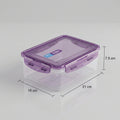 Plastic Food Storage Container Box (1250) by Zodiya