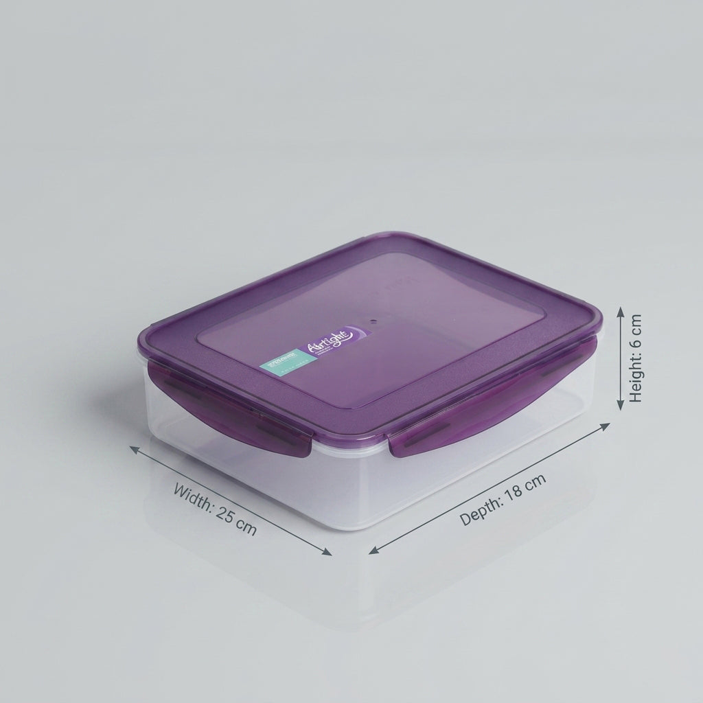 Plastic Food Storage Container Box (1500 ml) By Zodiya
