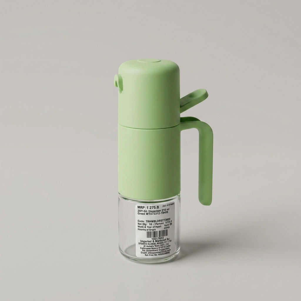 Green Plastic Oil Dispenser By Zodiya