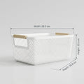 White Metal Multipurpose Organiser Basket By Zodiya