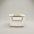 White Metal Multipurpose Organiser Basket By Zodiya